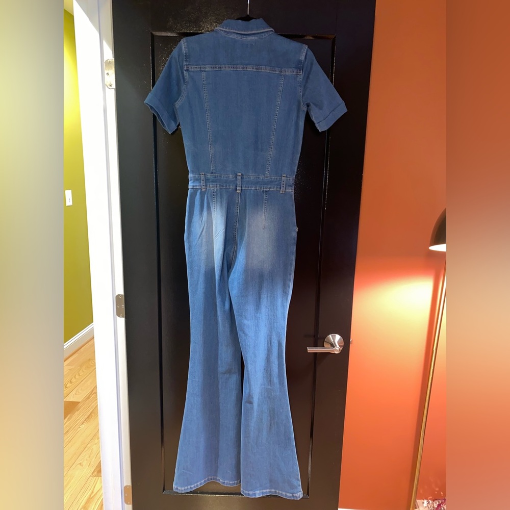 Anthropologie Denim Jumpsuit